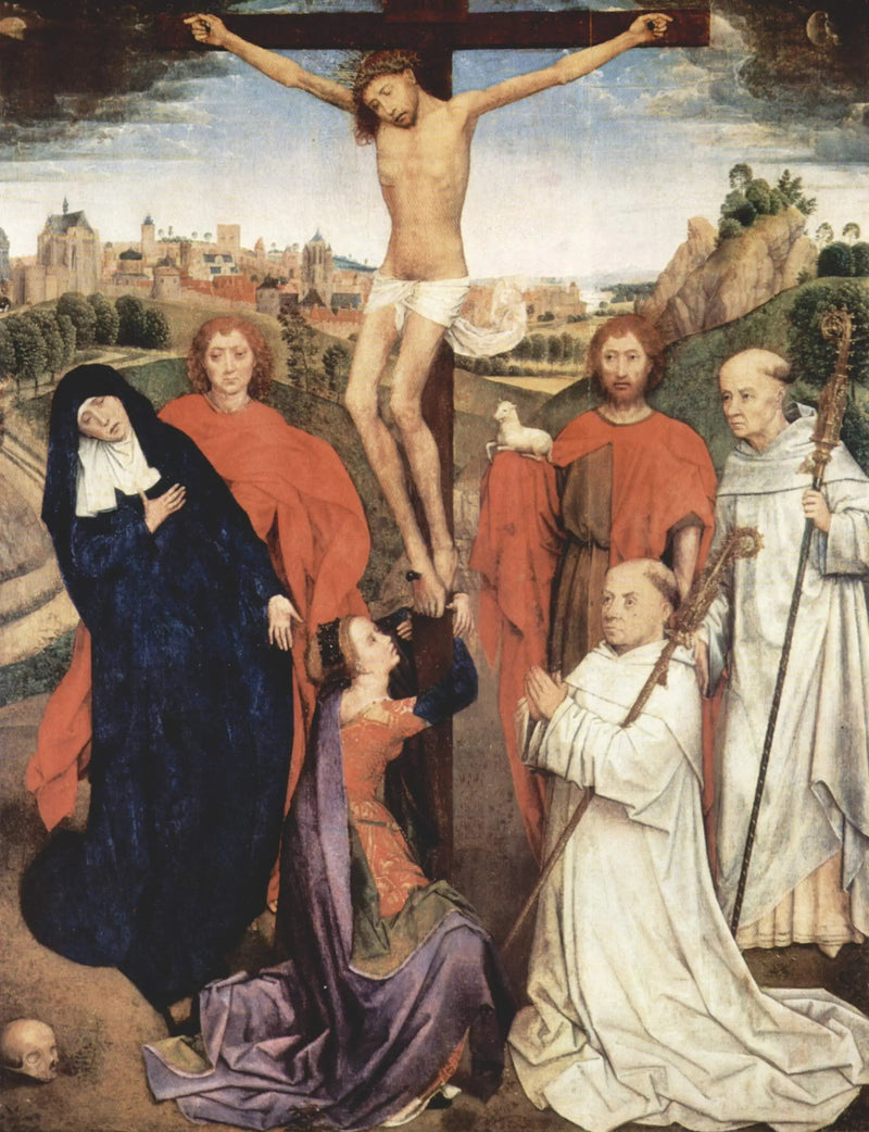 Triptyque di Jan Crabbe. Tavola centrale - Hans Memling