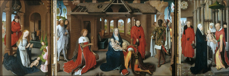 Triptyque dell'Adorazione dei Magi - Hans Memling