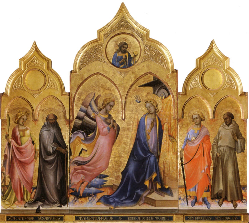 Triptyque dell'Annunciazione - Lorenzo Monaco