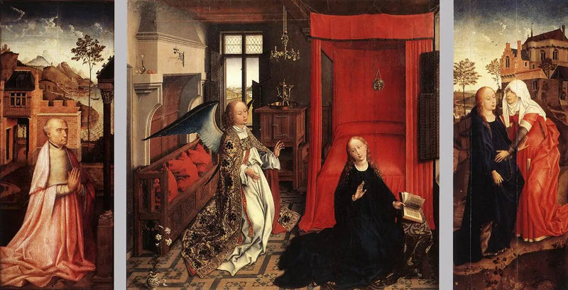 Triptyque de l'Annunciazione - Rogier van der Weyden