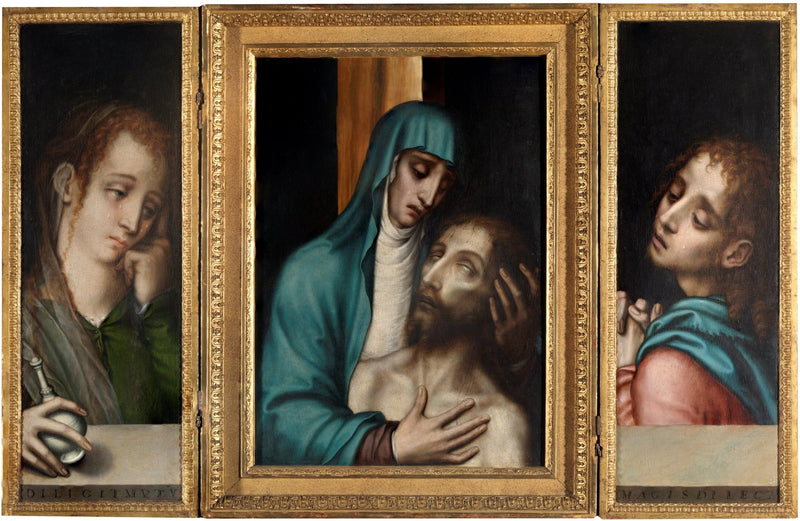 Triptyque della Pietà, San Giovanni e Santa Maria Maddalena - Luis de Morales
