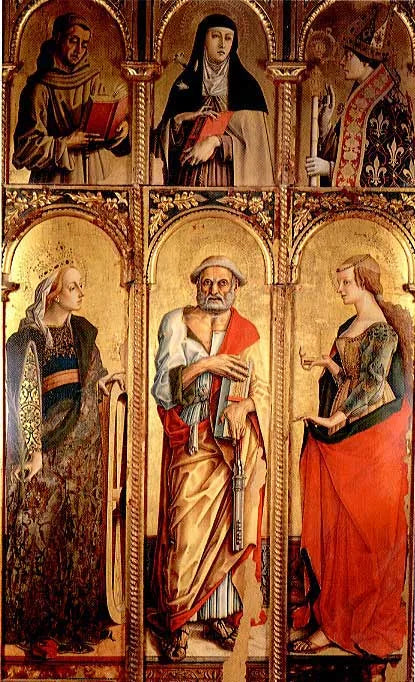Triptyque di Montefiore - Carlo Crivelli