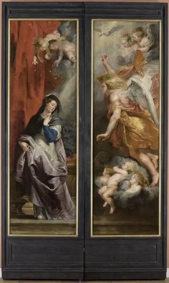Triptyque di san Stefano : Annunciazione - Peter Paul Rubens