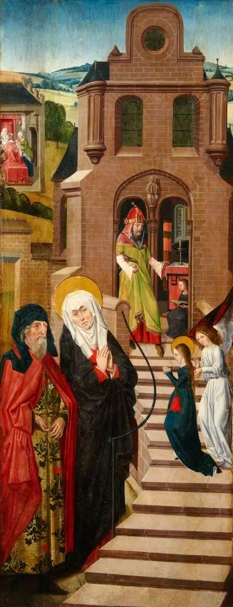 Triptyque di Weston (triptyque, ala destra, interno) - Rogier van der Weyden