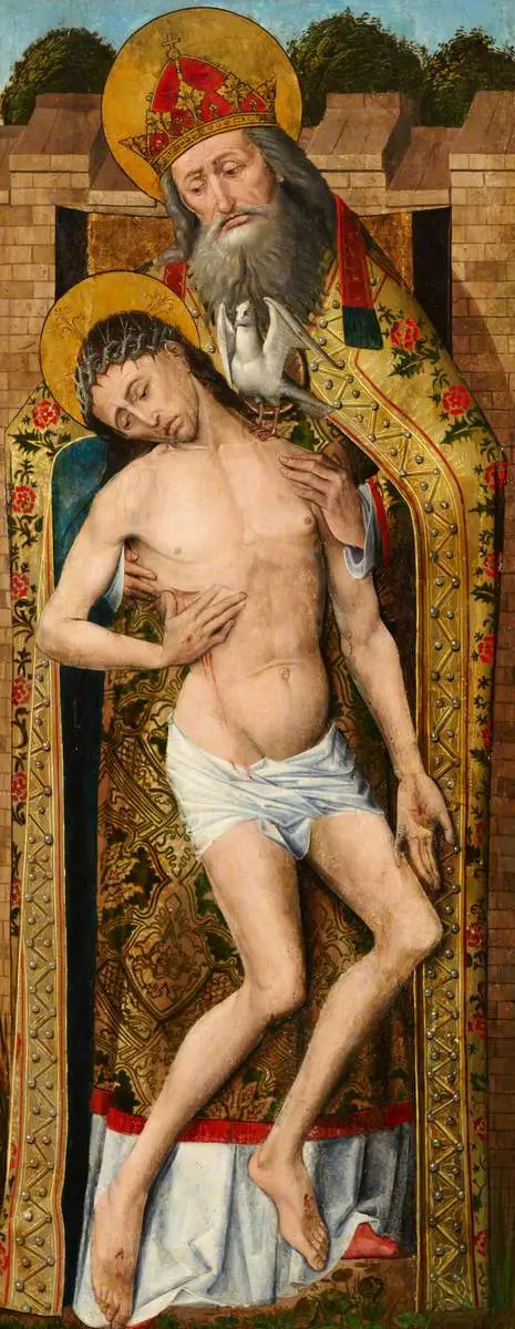 Triptyque di Weston (Cristo) (triptyque, ala destra, esterno) - Rogier van der Weyden