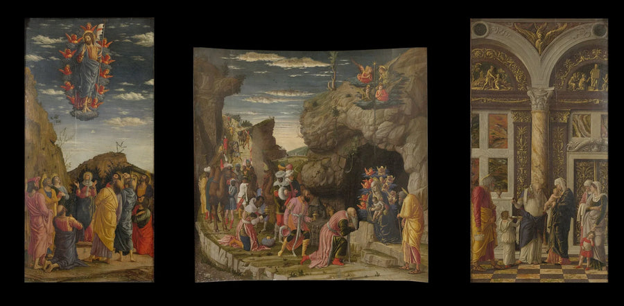trittico degli Uffizi - Andrea Mantegna
