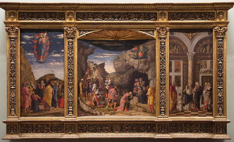 trittico degli Uffizi - Andrea Mantegna