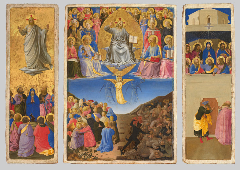 Triptyque del Giudizio universale, Ascensione e Pentecoste - Fra Angelico