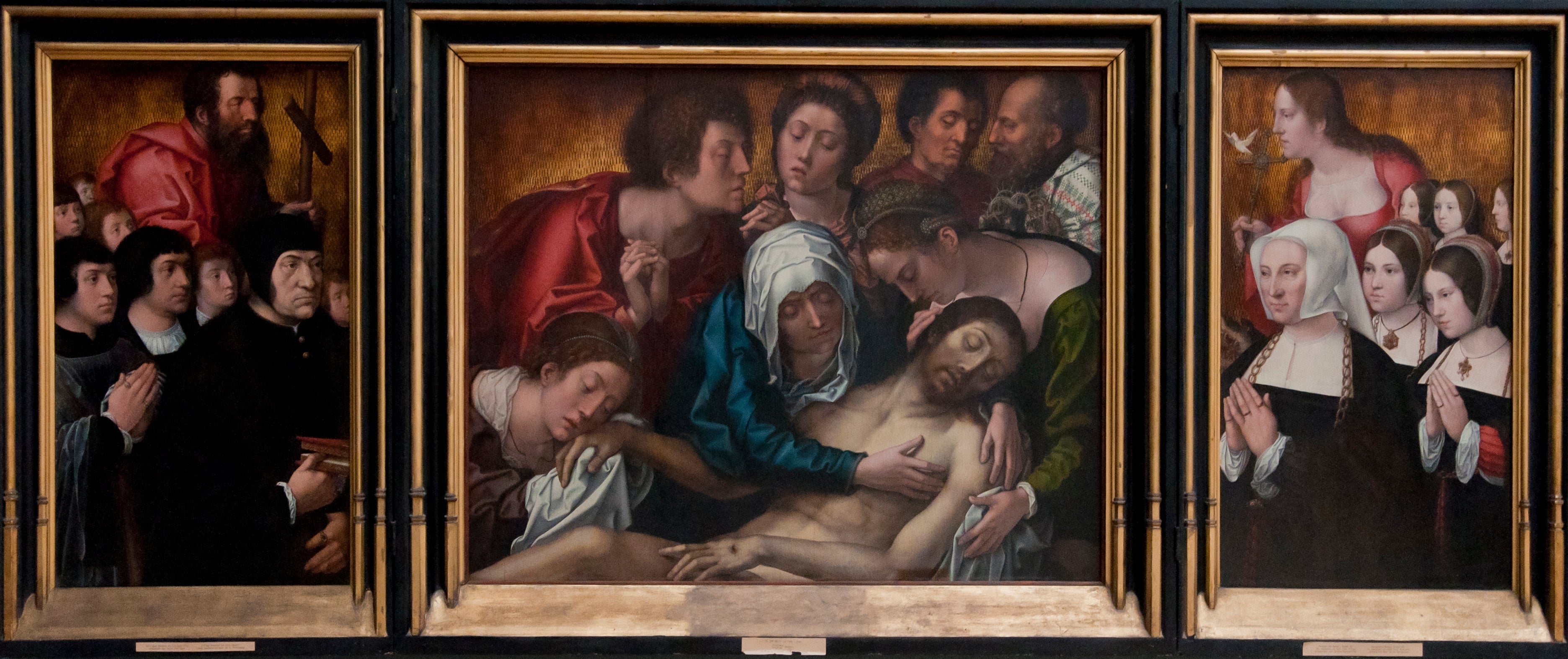 Triptyque Hanéton - Bernard van Orley image 1 reproduction artisanale de tableau