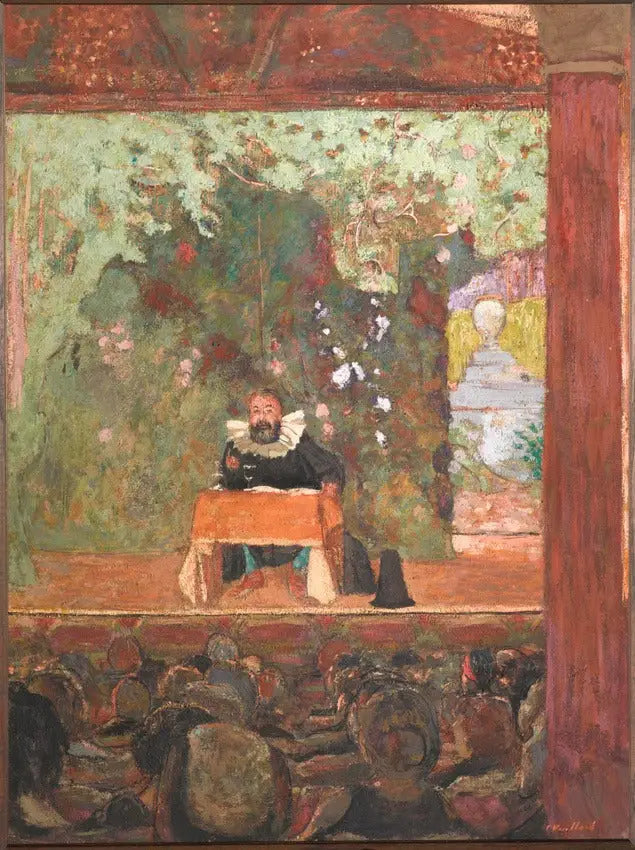 Tristan Bernard conferenziere - Édouard Vuillard