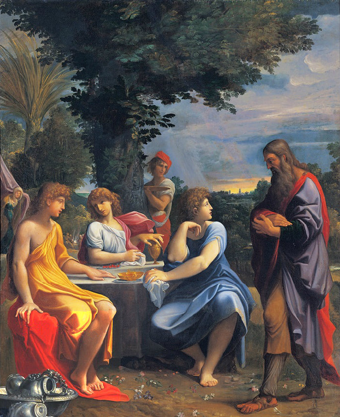 Tre angeli rendono visita ad Abramo - Ludovico Carracci