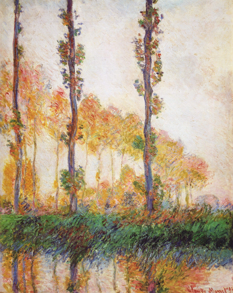 I Tre alberi, autunno - Claude Monet