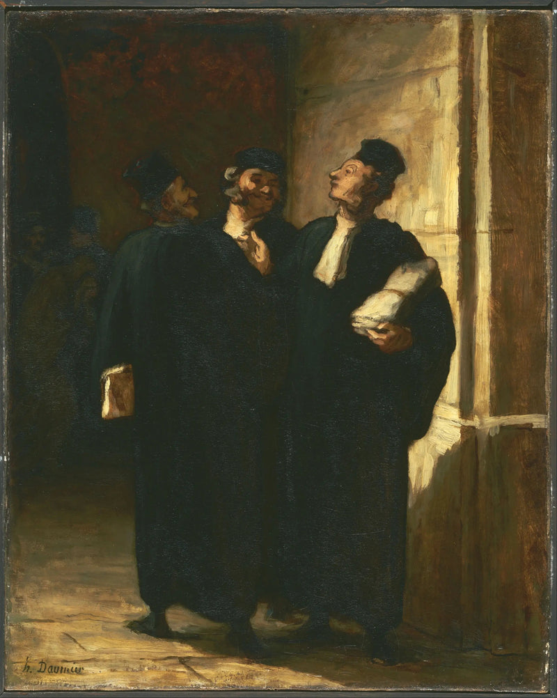 Tre avvocati - Honoré Daumier