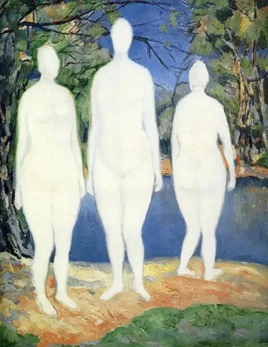 Tre bagnanti - Kazimir Malevich