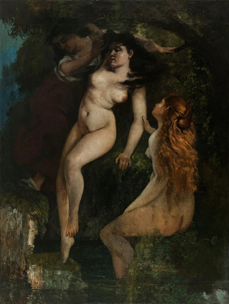 Tre Bagnanti - Gustave Courbet