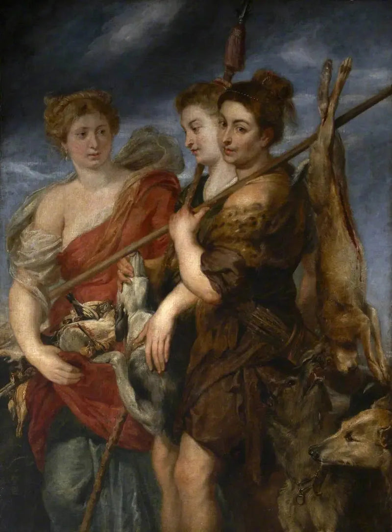 Tre cacciatrici che tornano dalla caccia - Peter Paul Rubens