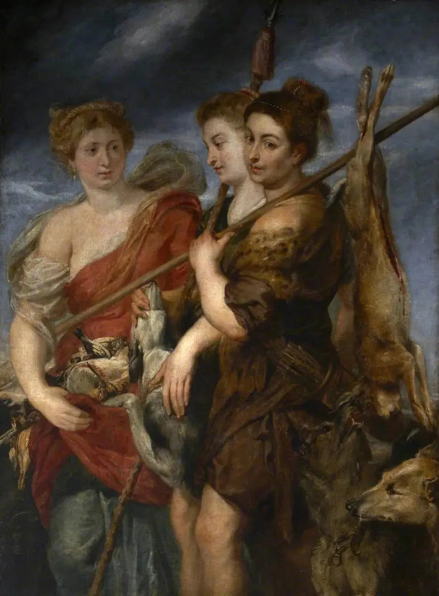 Tre cacciatrici che tornano dalla caccia - Peter Paul Rubens