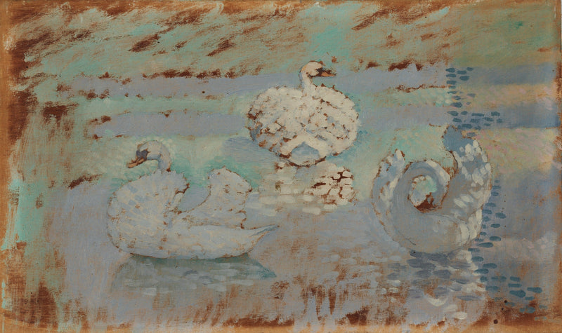Tre cigni - Henri-Edmond Cross