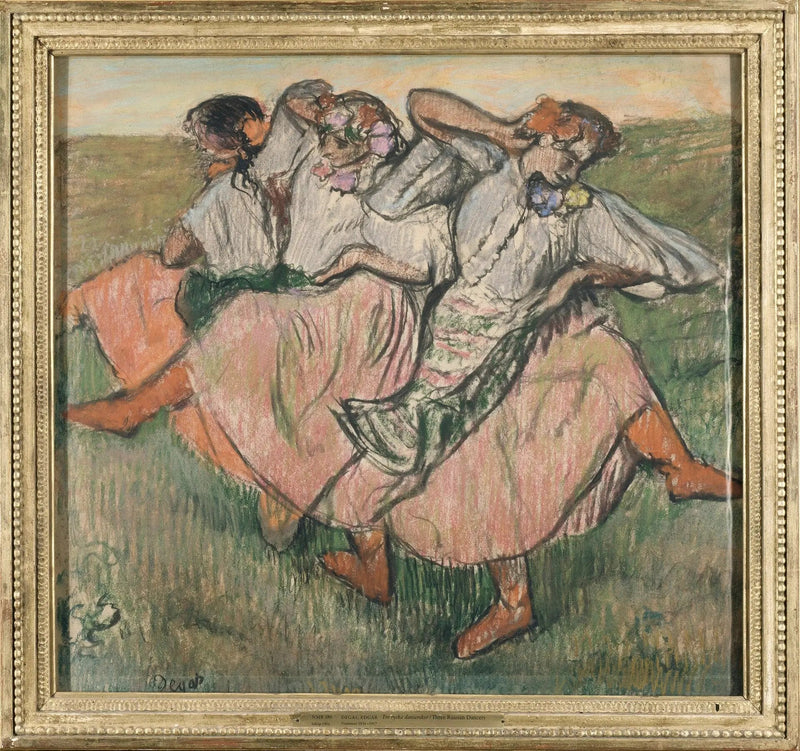 Tre ballerini russi - Edgar Degas