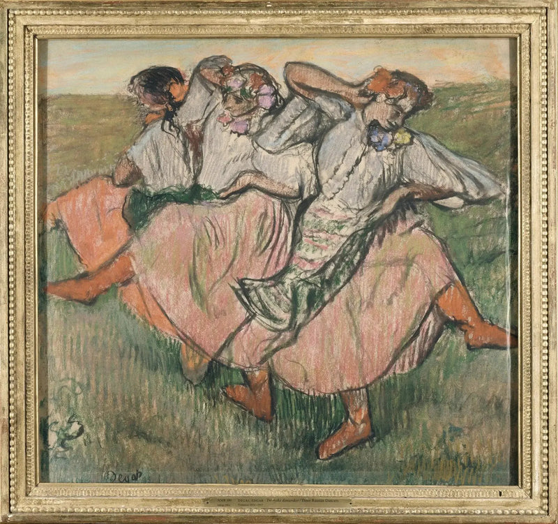 Tre ballerini russi - Edgar Degas