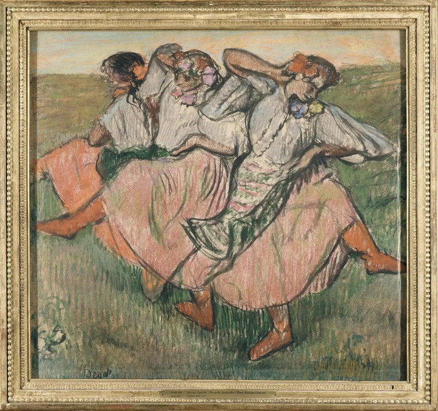 Tre ballerini russi - Edgar Degas