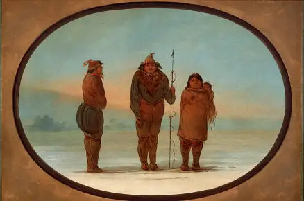 Trois Esquimaux - George Catlin - Alpha Reproduction
