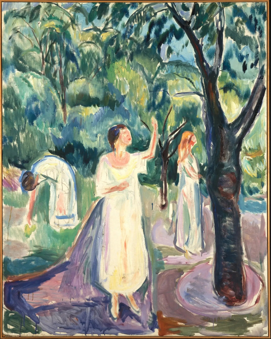 Tre Donne nel giardino - Edvard Munch