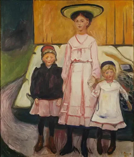 Tre Ragazze a Åsgårdstrand - Edvard Munch