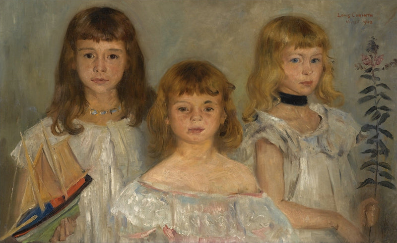 Tre ragazze - Lovis Corinth