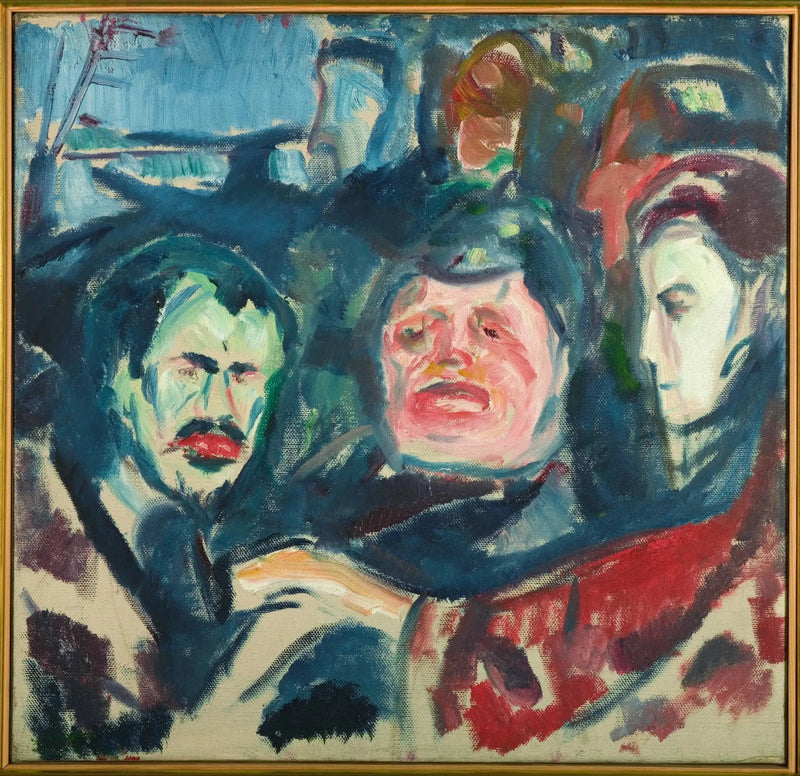 Tre Uomini - Edvard Munch
