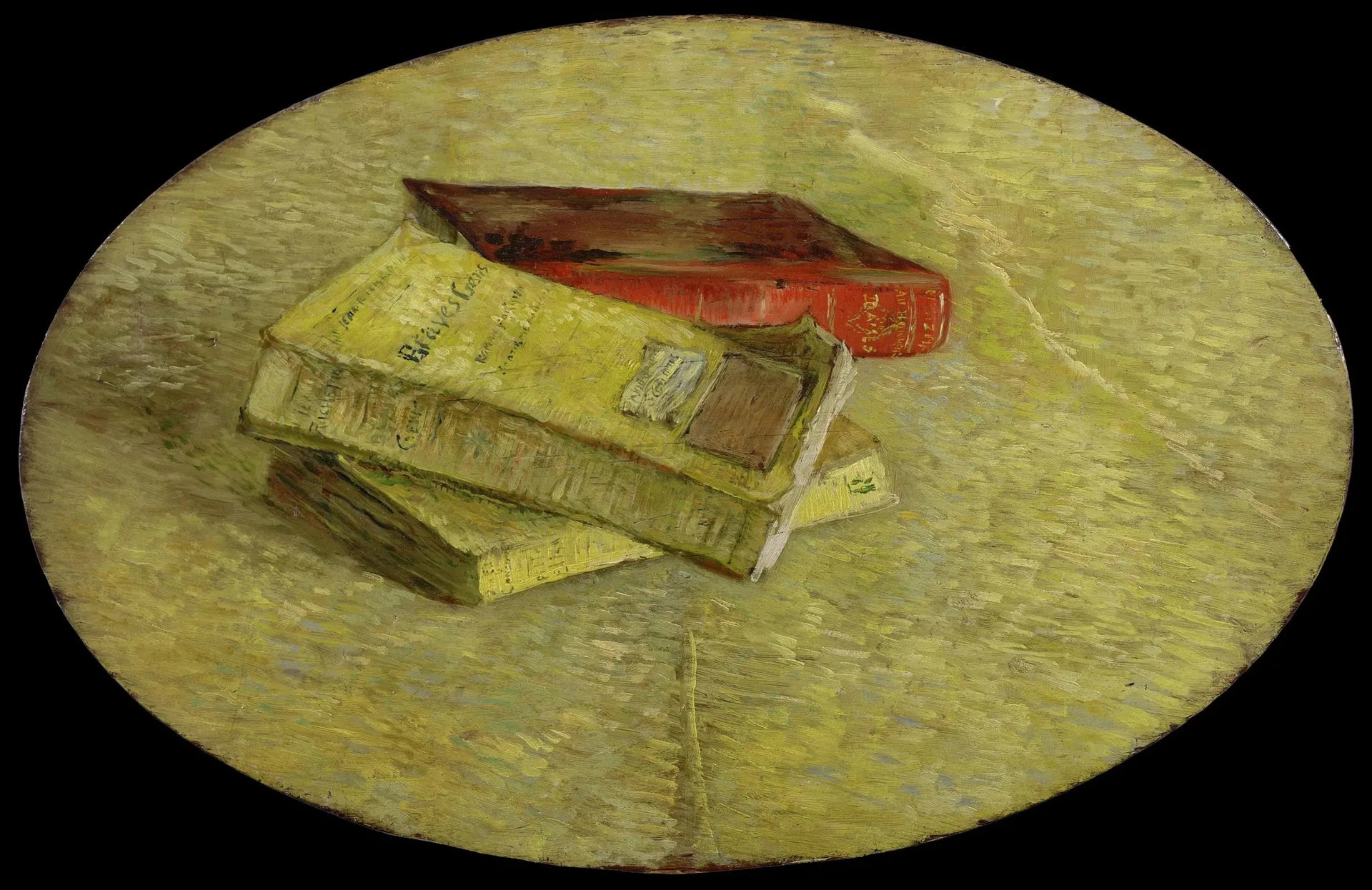Trois livres - Vincent van Gogh image 1 tableau peint à l’huile sur toile