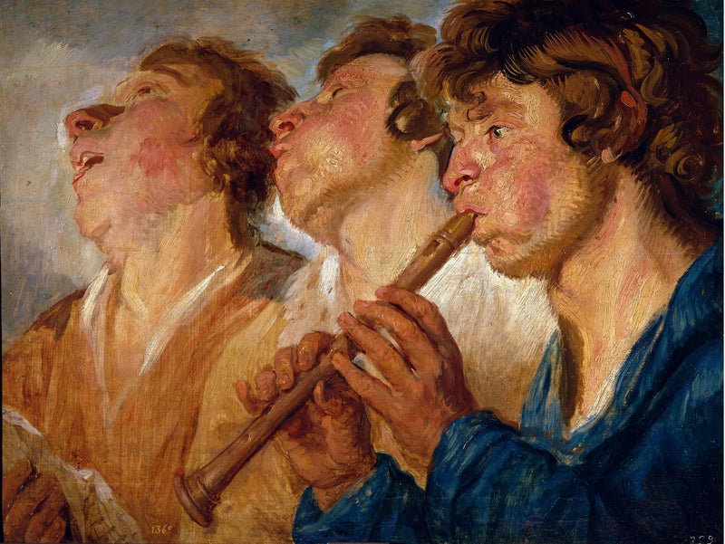 Trois Musiciens ambulants - Jacob Jordaens
