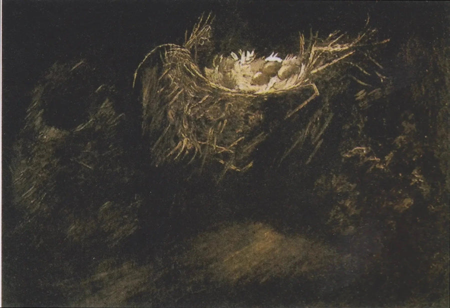 Natura morta con tre nidi d'uccelli - Vincent van Gogh