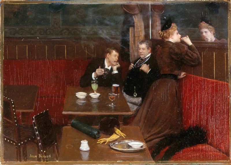 Tre personaggi in un caffè - Jean Béraud