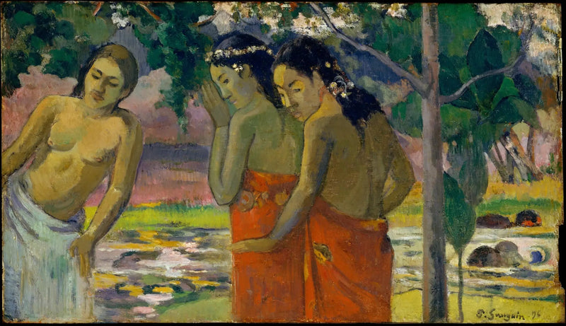 Tre Tahitiane - Paul Gauguin