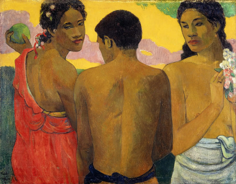 Tre Tahitiani, o Conversazione - Paul Gauguin