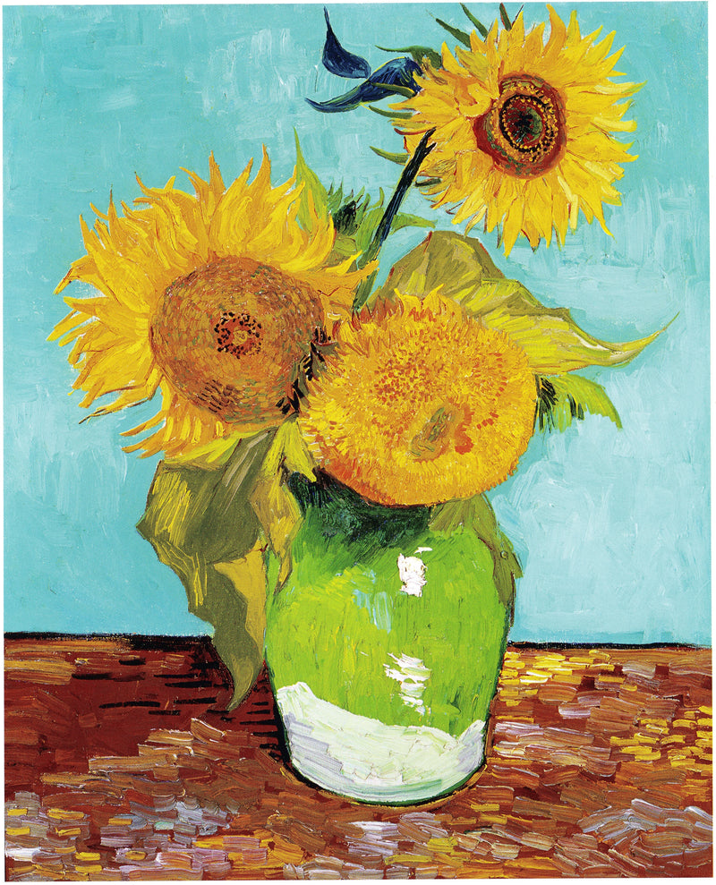 Tre girasoli in un vaso - Vincent van Gogh