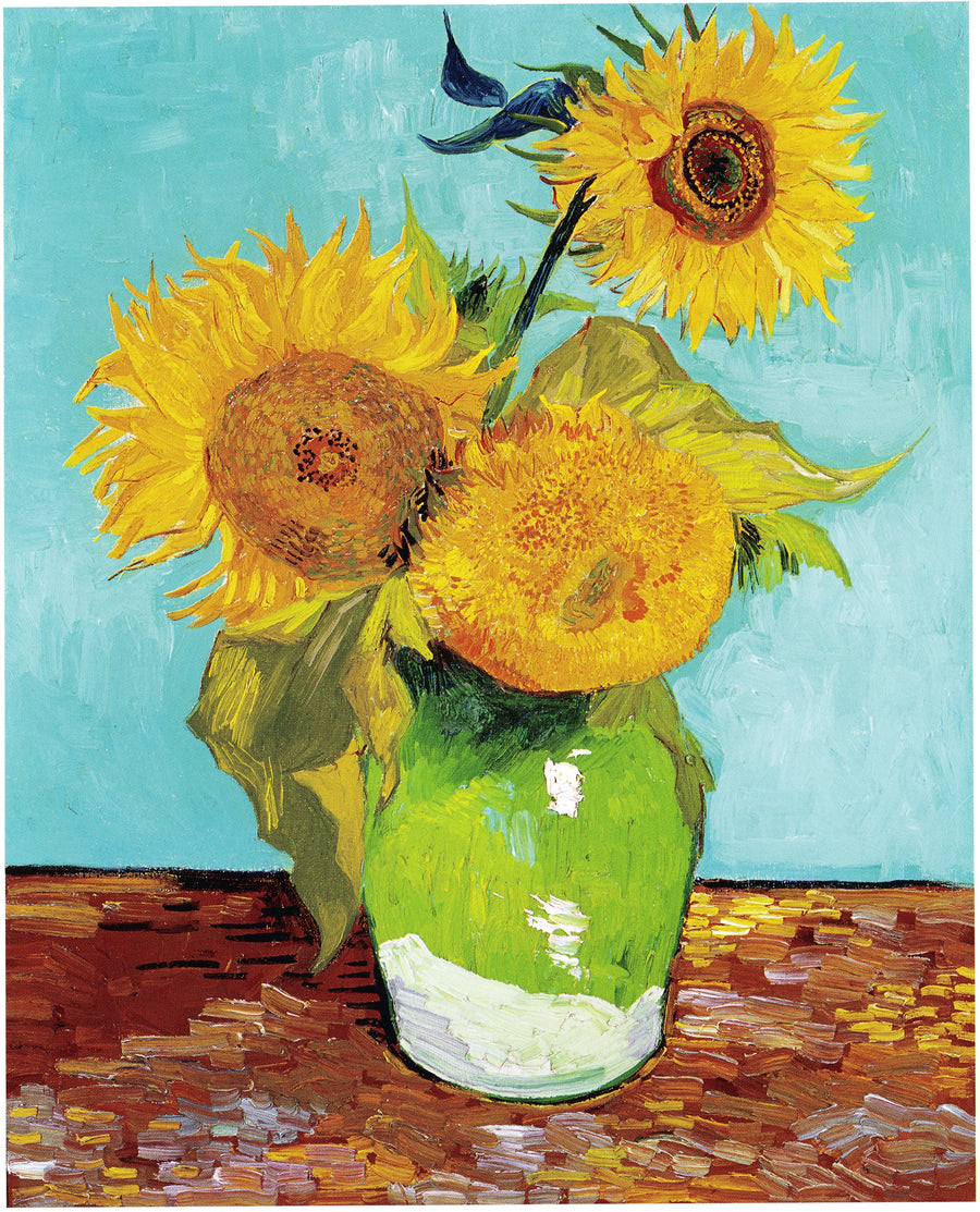 Tre girasoli in un vaso - Vincent van Gogh