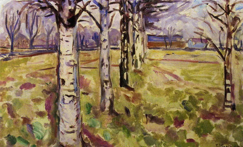 Tronchi di betulle - Edvard Munch