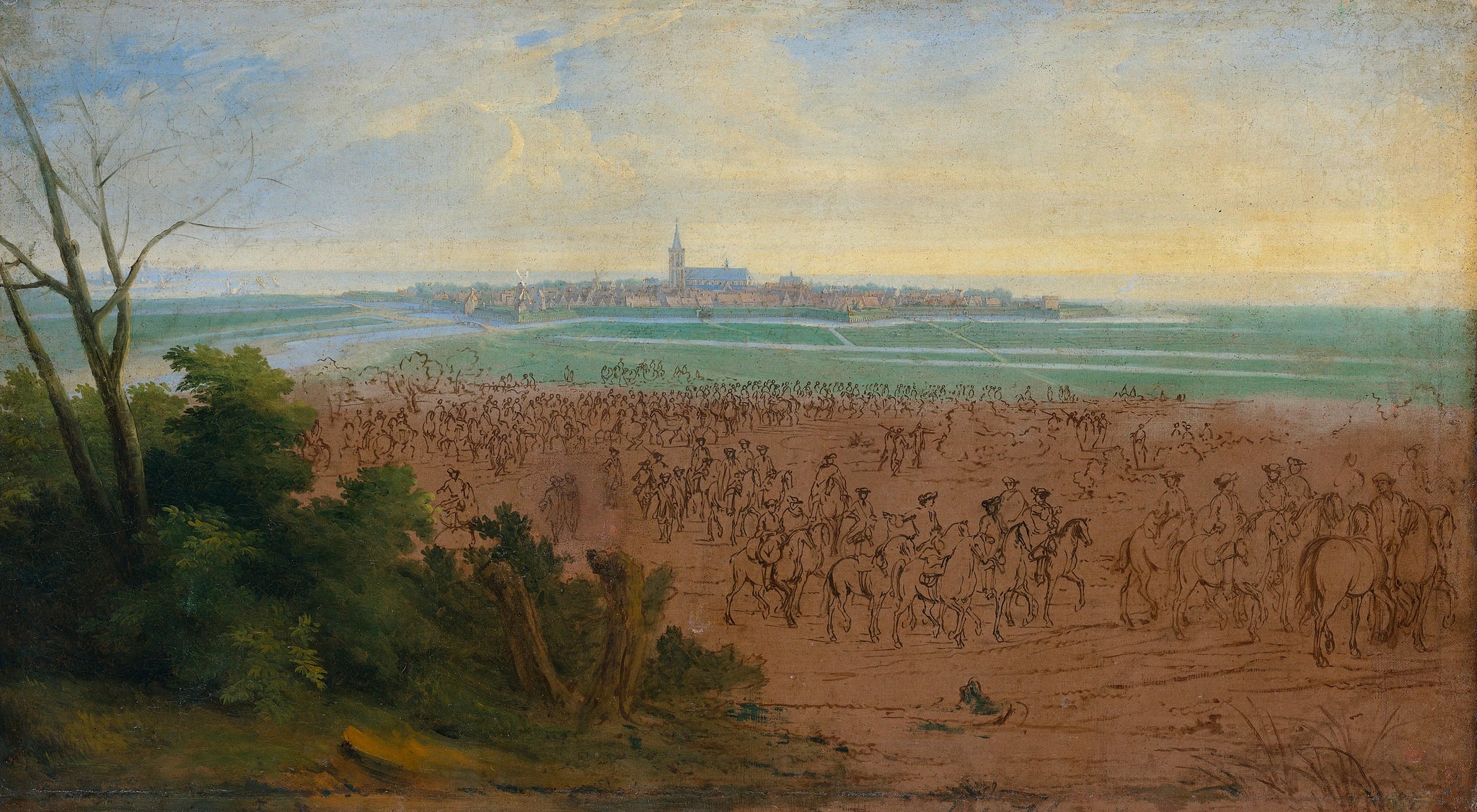 Les troupes de Louis XIV devant Naarden, le 20 juillet 1672 - Adam François van der Meulen