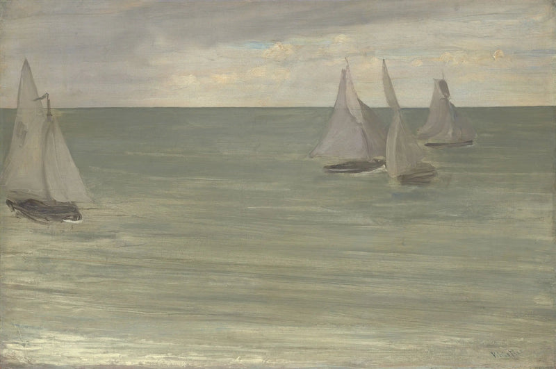 Trouville (Grigio e Verde, il mare d'argento) - James Abbott McNeill Whistler