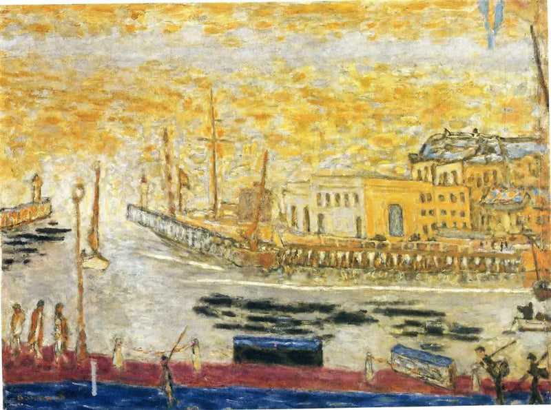 Trouville, l'uscita del porto - Pierre Bonnard