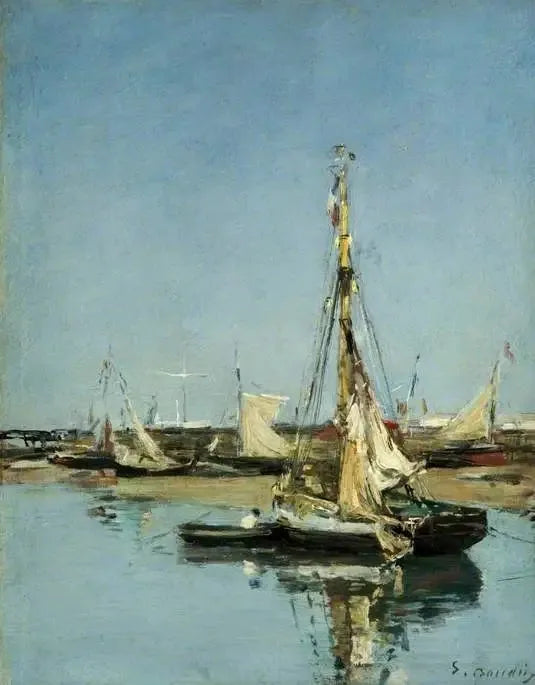 Trouville Le Dune a Bassa Marea - Eugène Boudin