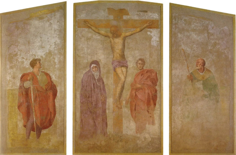 Trittico della crocifissione di Cristo - Pontormo