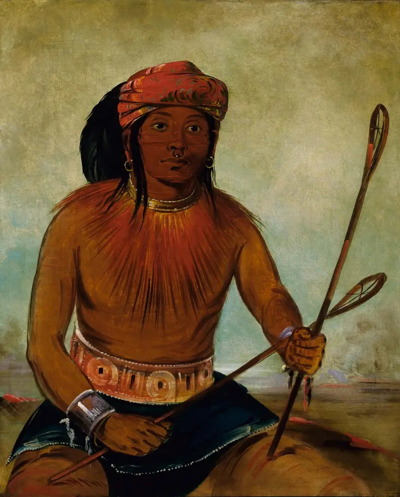Tul-lock-chísh-ko, beve il succo della pietra - George Catlin