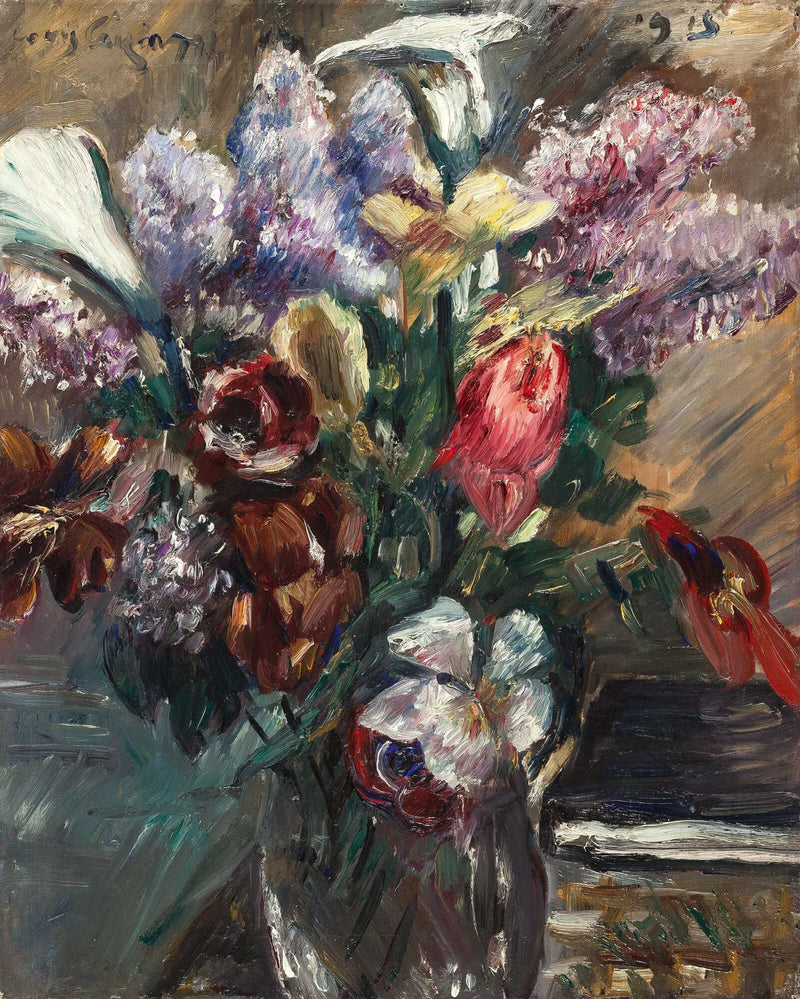 Tulipani, lillà e arum - Lovis Corinth