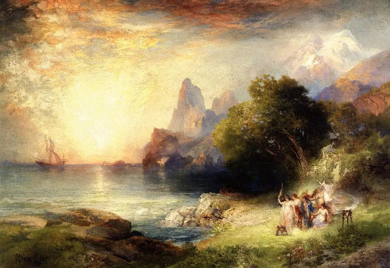 Ulisse e le sirene - Thomas Moran