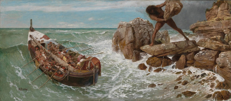 Ulisse e Polifemo - Arnold Böcklin
