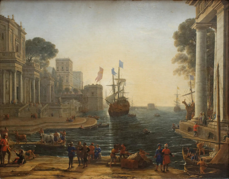 Ulisse restituisce Criseide al suo padre - Claude Lorrain