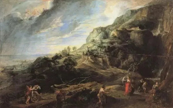 Ulisse sull'isola dei Feaci - Peter Paul Rubens